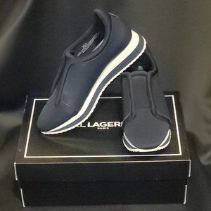 Karl Lagerfeld Women's Blue Jeri Sneaker